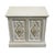 Hollywood Regency Unique Furniture Italian Mediterranean Style Hollywood Regency 26" Cabinet Nightstand 7117 - Dorado White Finish For Sale - Image 3 of 13