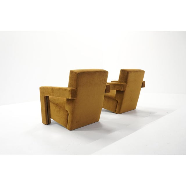 Utrecht 637 Lounge Chairs by Gerrit Rietveld for Cassina, 1990s, Set of 2 For Sale - Image 6 of 10