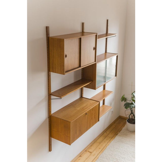 Mid-Century Modern Teak Wall Unit by Kurt Østervig, 1960 For Sale - Image 17 of 18
