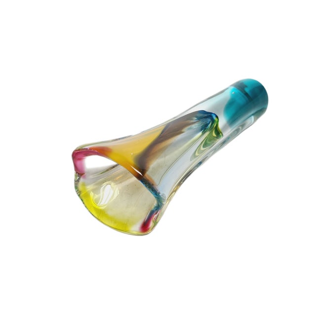 Vase by J. Hospodka for Chribska Glassworks, Czechoslovakia, 1960s For Sale - Image 10 of 17