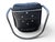 Metal Italian Living Room Chair in Black Leather and Tubular Steel, 1970s For Sale - Image 7 of 8