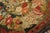 1890s Brown Floral Folk Art Antique American Hooked Rug 3'0" X 5'2" Handknotted Wool Carpet For Sale - Image 4 of 5