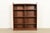 An exceptional antique Mission or Arts & Crafts period oak double open bookcase By Gustav Stickley USA, Circa 1910...