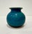 Beautiful handmade, ceramic vase in teal blue with dark bottom. Artist signed. Purchased at vintage market in Basel,...