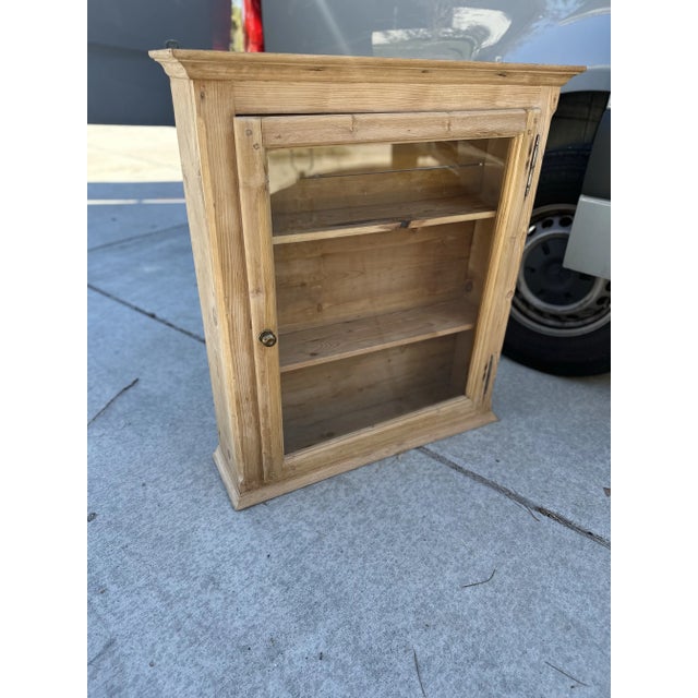 1940s Vintage Pine Hanging Shelf For Sale - Image 5 of 8