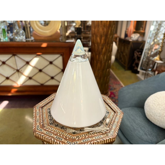 Italian Modern Glass Lamp Designed by Giusto Toso For Sale In Houston - Image 6 of 7