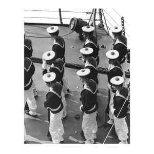 1970 French Sailors Naval Photograph