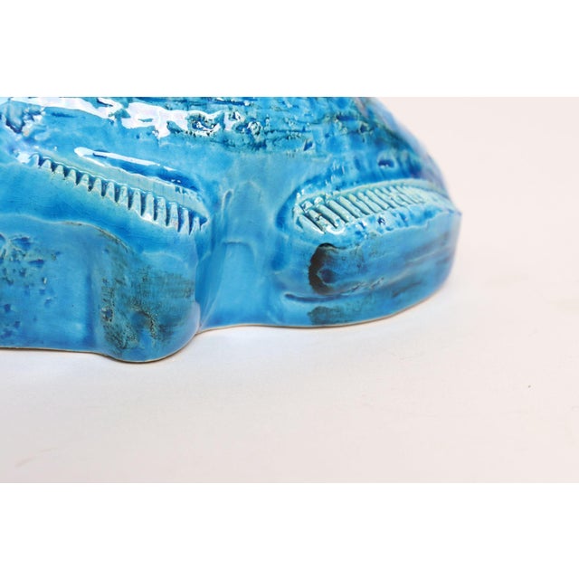 Vintage Italian Rimini Blu Ceramic Frog by Aldo Londi for Bitossi For Sale - Image 16 of 16