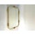 Scenographic wall mirror in murano glass full of gold-leaf inside and solid brass details. brass not laquered . A luxury...
