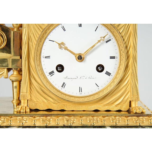 Empire The Reader Pendulum Clock, 1813 For Sale - Image 9 of 18
