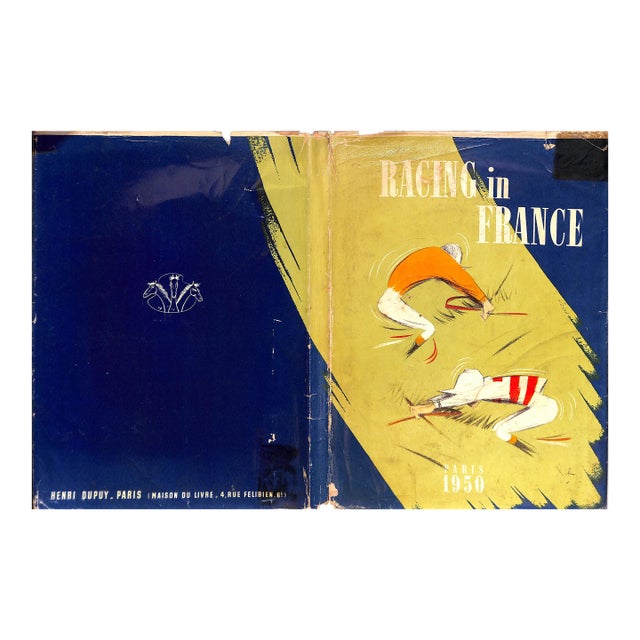"Racing in France" 1950 Godolphin Darley (Inscribed) For Sale