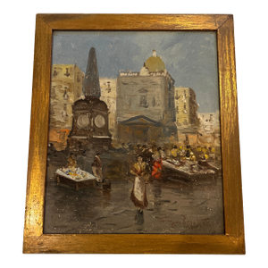 Mid 20th Century Giuseppe Rispoli Original Painting