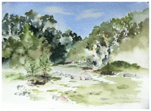 "Chena Hotsprings" - Verdant Alaska Landscape