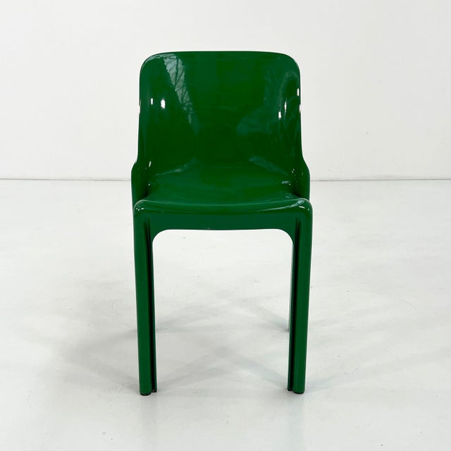 Green Selene Chair by Vico Magistretti for Artemide, 1970s For Sale - Image 3 of 13