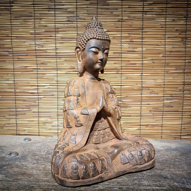 This Big Size Antique Iron Buddha statue from China Original Buddhas is a truly unique and special collectible piece....