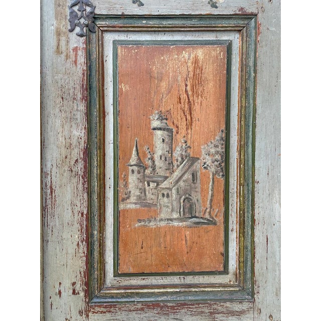 Painted 2-Door Wardrobe, 1804 For Sale - Image 15 of 18