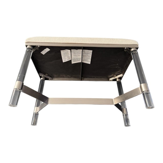 Contemporary Bernhardt Cadiz Designer Upholstered Bench For Sale - Image 3 of 5
