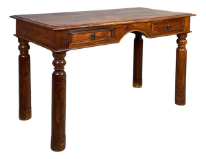 Italian Modern Desk in Wood, 1980s