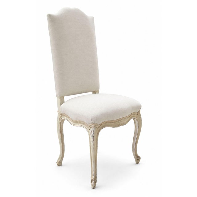 19th Century Set of Six Louis XV Style Upholstered Dining Chairs For Sale - Image 4 of 8