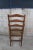 Mid 20th Century Vintage Oak Country French Farmhouse Ladder Back Upholstered Dining Arm Chairs - Set of 4 For Sale - Image 6 of 12