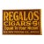 Antique Regalos Cigars Double-Sided Tin Flange Sign For Sale
