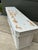 Vintage Architectural Distressed Wood Display Counter For Sale - Image 4 of 13