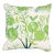 Schumacher Citrus Garden Indoor/Outdoor 18" Pillow in Leaf For Sale