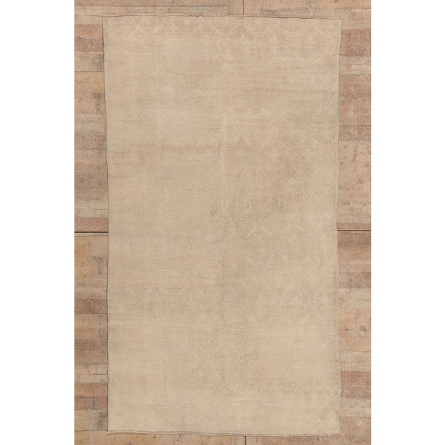 Vintage Turkish Oushak Rug, 04'11 X 08'09 For Sale - Image 10 of 10
