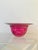 Blown Glass Hot Pink Statement Bowl For Sale - Image 9 of 11