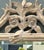Vintage Faux Bamboo Floral Mirror For Sale - Image 11 of 12