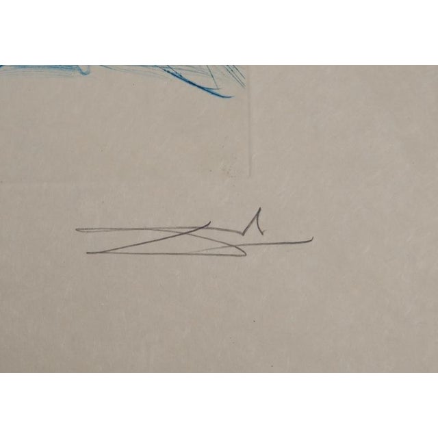 Salvador dali (1904-1989) iseult and brangaine, 1970 original engraving (rigal workshop) signed in pencil numbered /75...