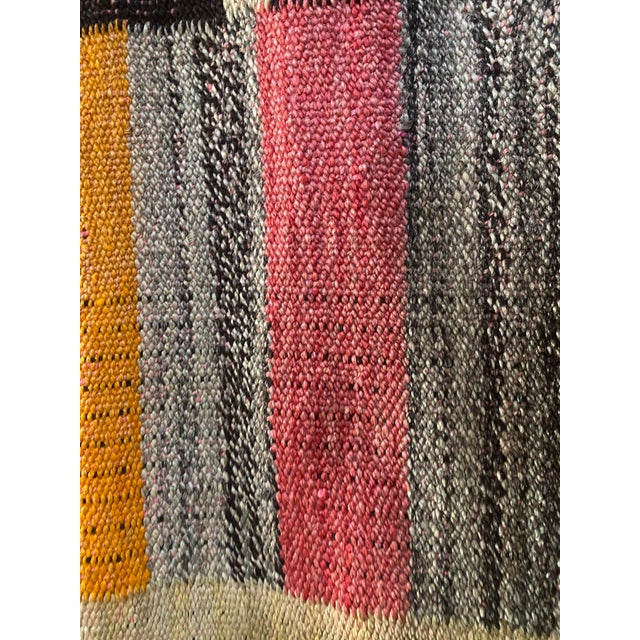 C. 1968 Mid-Century Vintage Peruvian Woven Textile From Uripa For Sale - Image 13 of 14