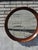 American 1920 Regency Style Solid Walnut Handmade American Round Mirror. For Sale - Image 3 of 16