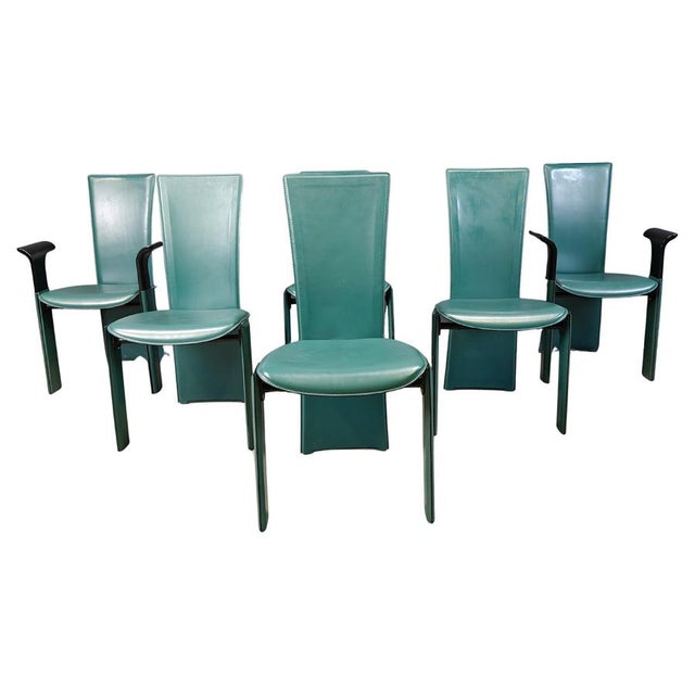 Vintage Dining Chairs attributed to Pietro Costantini, 1980s, Set of 6 For Sale - Image 12 of 12