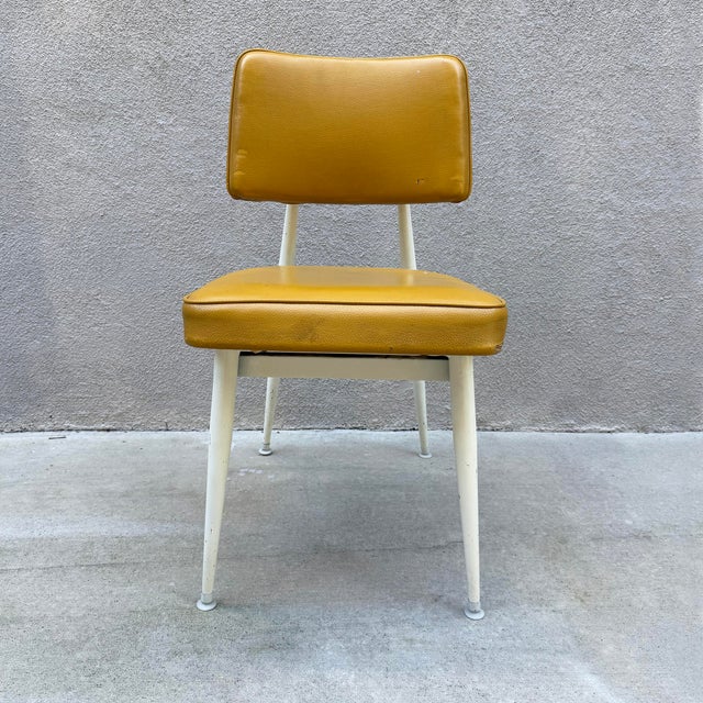 Cal-Style 1960s Classic Mid Century Modern Steel Frame Chair by Cal-Style For Sale - Image 4 of 12