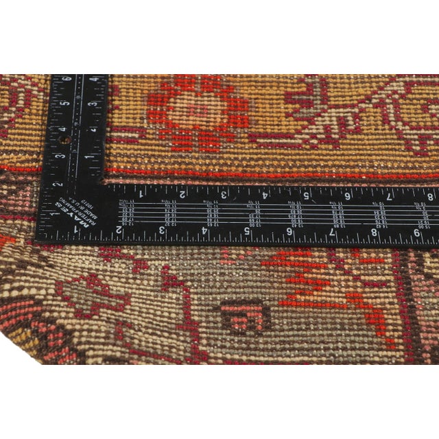 Mid 20th Century Vintage Turkish Oushak Rug, 04'10 X 08'03 For Sale In Dallas - Image 6 of 10