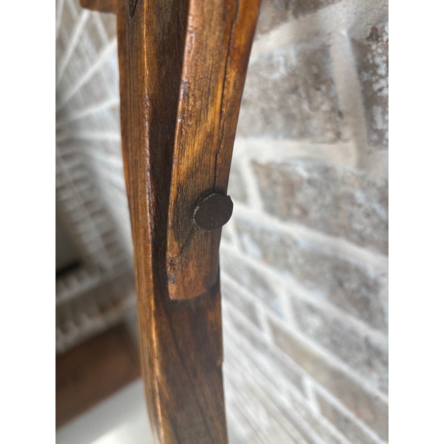 Large 19th Century American Primitive Folk Art Sculptural Hay Fork For Sale - Image 9 of 18