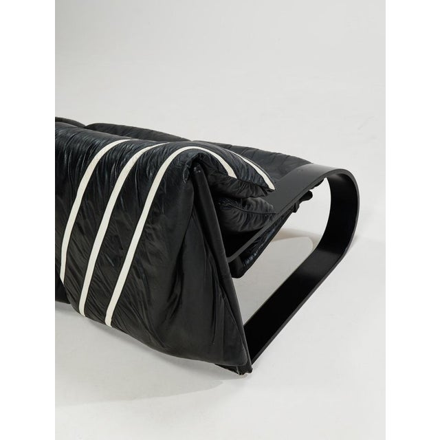 Animal Skin Italian Three-Seater Sofa in Leather by Coralba, 1980s For Sale - Image 7 of 15