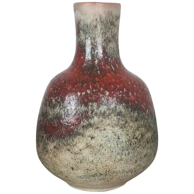 Abstract Ceramic Pottery Vase from Karlsruher Majolika, Germany, 1950s For Sale - Image 17 of 17