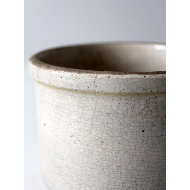Early 20th Century Antique MacComb Stoneware Crock For Sale - Image 5 of 11
