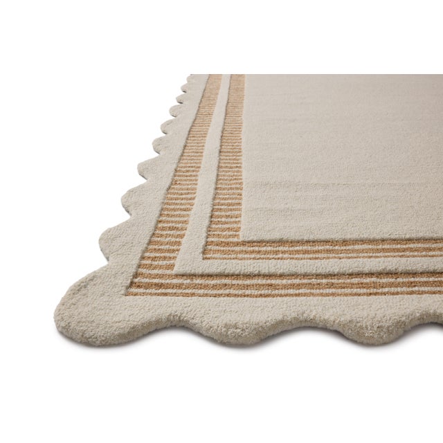 Transitional Chris Loves Julia x Loloi Scottie Ivory / Rust 9'-3" x 13' Area Rug For Sale - Image 3 of 6