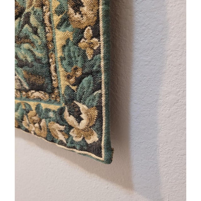 Late 20th Century Late 20th Century Belgian Woven Hunting Scene Tapestry For Sale - Image 5 of 12
