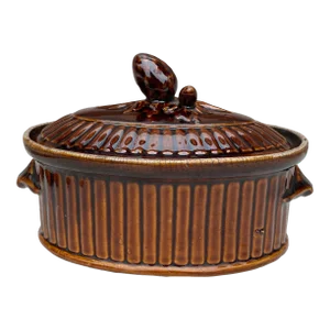 French Pottery Majolica Tureen Circa 1930