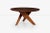 1960s Arthur Espent Carpenter Three Leg Table Walnut Dining Table 1960 For Sale - Image 5 of 12