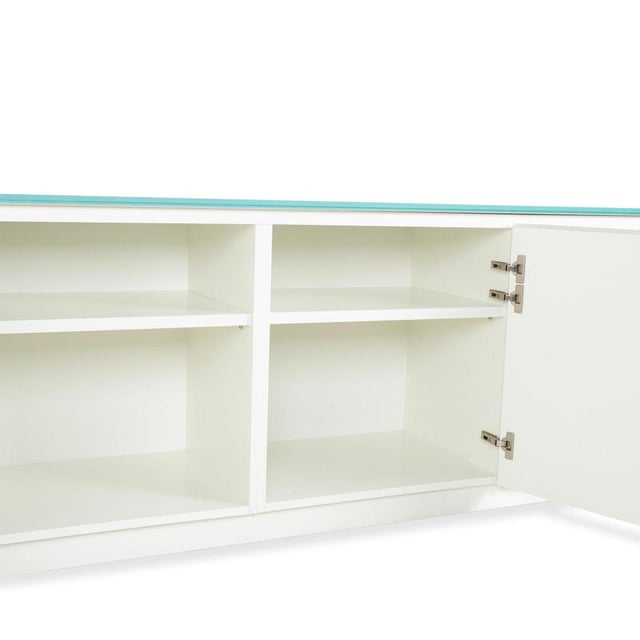 Interlübke Cube Wooden Sideboard in White Cream from Lübke For Sale - Image 5 of 18
