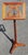 Antique Mahogany Lyre and Brass Music Stand For Sale - Image 4 of 10