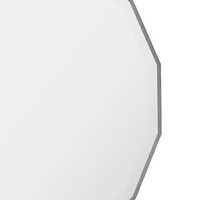 Traditional Regina Andrew Tarquin Geometric Round Mirror, Small For Sale - Image 3 of 5