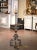 Mid 19th Century Mid-19th Century Italian Carved Polychrome Wood Floor Lamp With Scroll Base For Sale - Image 5 of 10