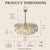 Add timeless elegance to your home or event space with this 28-inch Murano-style crystal chandelier. Inspired by mid-...