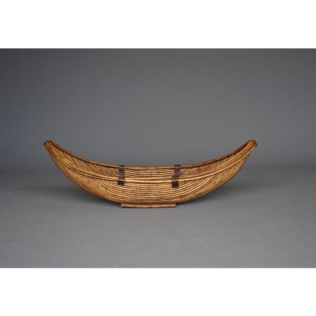 Large Rattan Fruit Basket, 1970s For Sale - Image 12 of 12